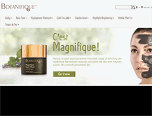 Tablet Screenshot of botanifique.com